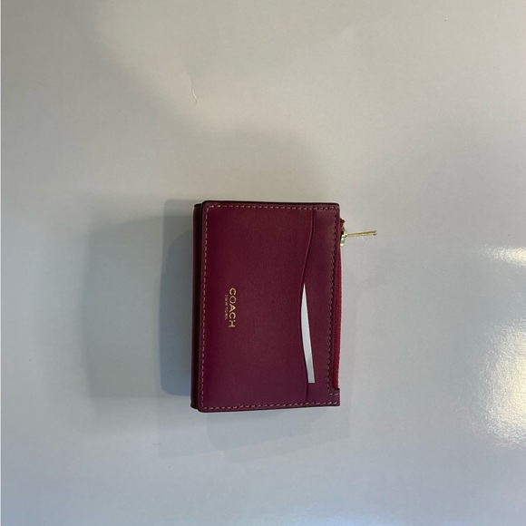 Coach Small Leather Snap Wallet with Zip Coin Pocket - Picture 4 of 5